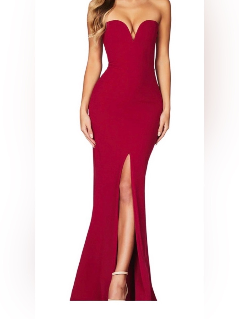 Nookie red honey gown size large L